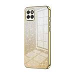 For Honor Play 20 4G Gradient Glitter Powder Electroplated Phone Case(Gold)