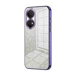 For Honor Play 30 Plus Gradient Glitter Powder Electroplated Phone Case(Purple)