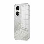 For Honor Play 30 Plus Gradient Glitter Powder Electroplated Phone Case(Transparent)