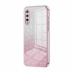 For Honor 9X Pro / Huawei Y9s Gradient Glitter Powder Electroplated Phone Case(Pink)