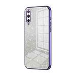 For Honor 30i Gradient Glitter Powder Electroplated Phone Case(Purple)