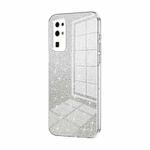 For Honor 30 Gradient Glitter Powder Electroplated Phone Case(Transparent)