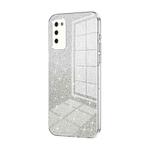 For Honor 30 Youth Gradient Glitter Powder Electroplated Phone Case(Transparent)