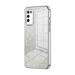 For Honor 30 Youth Gradient Glitter Powder Electroplated Phone Case(Silver)