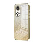 For Honor 50 / Huawei nova 9 Gradient Glitter Powder Electroplated Phone Case(Gold)