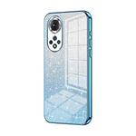 For Honor 50 / Huawei nova 9 Gradient Glitter Powder Electroplated Phone Case(Blue)