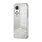 For Honor 50 / Huawei nova 9 Gradient Glitter Powder Electroplated Phone Case(Silver)