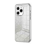 For Honor 60 SE Gradient Glitter Powder Electroplated Phone Case(Silver)