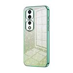 For Honor 70 Pro / 70 Pro+ Gradient Glitter Powder Electroplated Phone Case(Green)