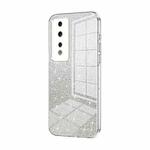 For Honor 80 GT Gradient Glitter Powder Electroplated Phone Case(Transparent)