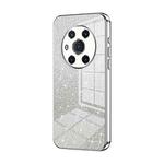 For Honor Magic3 Gradient Glitter Powder Electroplated Phone Case(Silver)