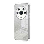 For Honor Magic3 Pro Gradient Glitter Powder Electroplated Phone Case(Silver)