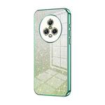For Honor Magic5 Gradient Glitter Powder Electroplated Phone Case(Green)