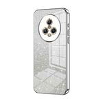 For Honor Magic5 Gradient Glitter Powder Electroplated Phone Case(Silver)