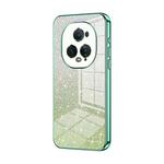 For Honor Magic5 Ultimate Gradient Glitter Powder Electroplated Phone Case(Green)