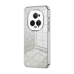 For Honor Magic5 Ultimate Gradient Glitter Powder Electroplated Phone Case(Silver)