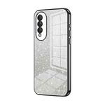 For Honor X20 SE / Huawei nova 10z Gradient Glitter Powder Electroplated Phone Case(Black)