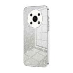 For Honor X30 / X9 5G Gradient Glitter Powder Electroplated Phone Case(Transparent)