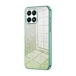 For Honor X30i Gradient Glitter Powder Electroplated Phone Case(Green)