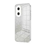 For Honor X40i / Play 7T Pro Gradient Glitter Powder Electroplated Phone Case(Transparent)