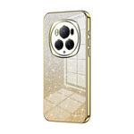 For Honor Magic6 Pro Gradient Glitter Powder Electroplated Phone Case(Gold)