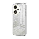 For Honor Play 50 Gradient Glitter Powder Electroplated Phone Case(Silver)