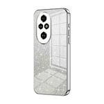 For Honor 200 Pro Gradient Glitter Powder Electroplated Phone Case(Silver)