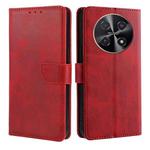 For Huawei nova 12i 4G Calf Texture Buckle Flip Leather Phone Case(Red)