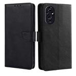 For Honor 200 5G Calf Texture Buckle Flip Leather Phone Case(Black)