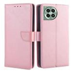 For OnePlus Ace 3 Pro 5G Calf Texture Buckle Flip Leather Phone Case(Rose Gold)