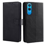 For OnePlus Nord CE 4 Lite 5G Calf Texture Buckle Flip Leather Phone Case(Black)
