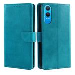 For OnePlus Nord CE 4 Lite 5G Calf Texture Buckle Flip Leather Phone Case(Light Blue)