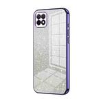 For Huawei Enjoy 20 / nova Y60 Gradient Glitter Powder Electroplated Phone Case(Purple)