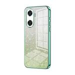 For Huawei Enjoy 60 Gradient Glitter Powder Electroplated Phone Case(Green)