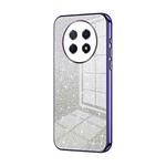 For Huawei Enjoy 60X / nova Y91 Gradient Glitter Powder Electroplated Phone Case(Purple)