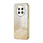 For Huawei Enjoy 60X / nova Y91 Gradient Glitter Powder Electroplated Phone Case(Gold)