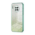 For Huawei Mate 30 Gradient Glitter Powder Electroplated Phone Case(Green)