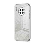 For Huawei Mate 30 Gradient Glitter Powder Electroplated Phone Case(Silver)