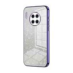 For Huawei Mate 30 Pro Gradient Glitter Powder Electroplated Phone Case(Purple)