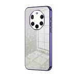 For Huawei Mate 40 RS  Gradient Glitter Powder Electroplated Phone Case(Purple)