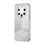 For Huawei Mate 40 RS  Gradient Glitter Powder Electroplated Phone Case(Silver)