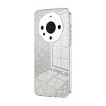 For Huawei Mate 60 Gradient Glitter Powder Electroplated Phone Case(Transparent)