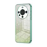 For Huawei Mate 60 Gradient Glitter Powder Electroplated Phone Case(Green)
