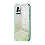 For Huawei nova 8 4G / 5G Gradient Glitter Powder Electroplated Phone Case(Green)