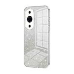 For Huawei nova 11 Pro / 11 Ultra Gradient Glitter Powder Electroplated Phone Case(Transparent)
