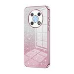 For Huawei nova Y90 / Enjoy 50 Pro Gradient Glitter Powder Electroplated Phone Case(Pink)