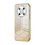 For Huawei nova Y90 / Enjoy 50 Pro Gradient Glitter Powder Electroplated Phone Case(Gold)