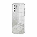 For Huawei P30 Pro Gradient Glitter Powder Electroplated Phone Case(Transparent)