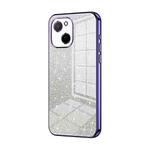 For Huawei Maimang A20 Gradient Glitter Powder Electroplated Phone Case(Purple)