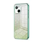 For Huawei Maimang A20 Gradient Glitter Powder Electroplated Phone Case(Green)